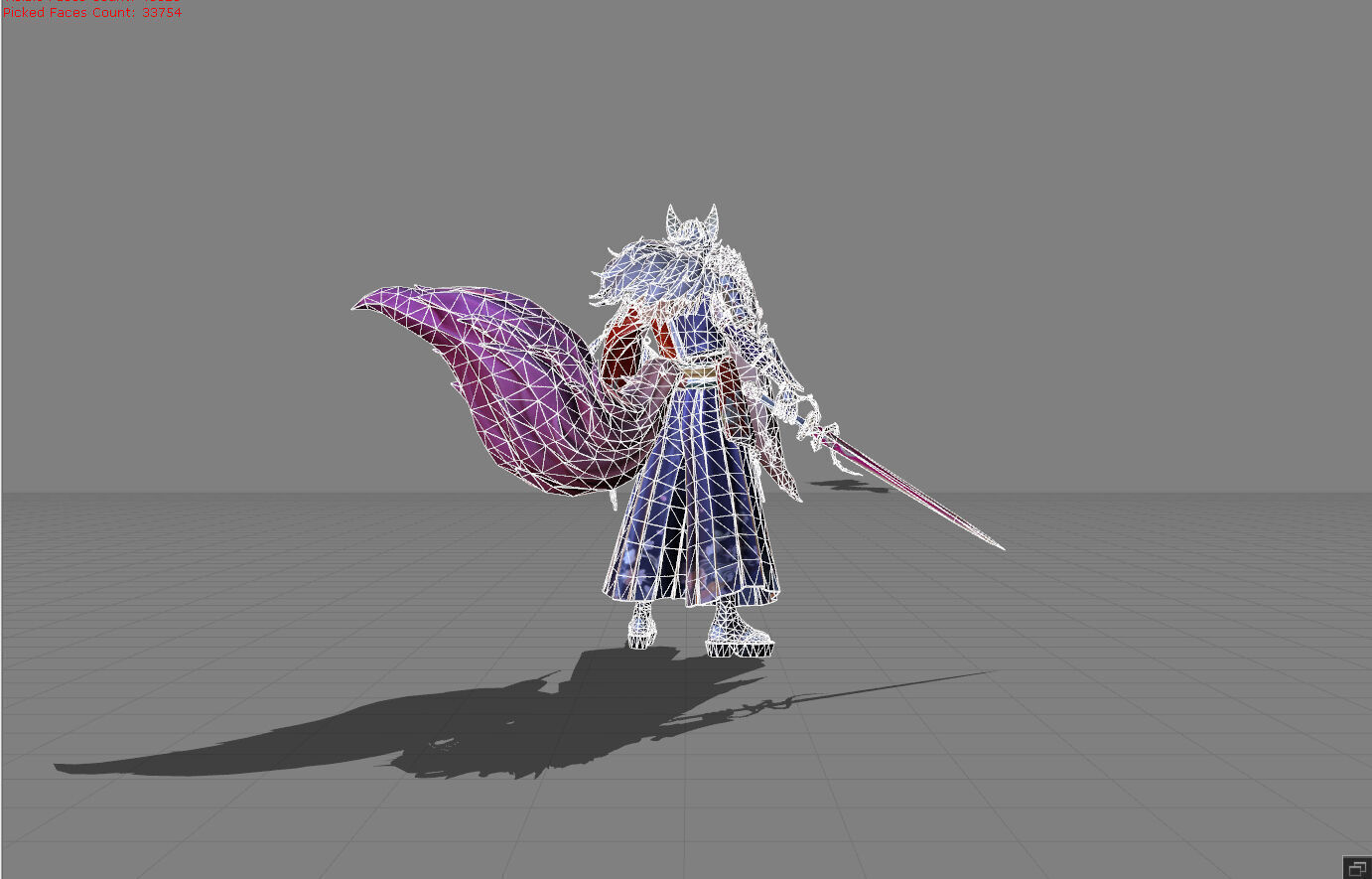Lancelot Guardian of the Shrine Low-poly 3D model