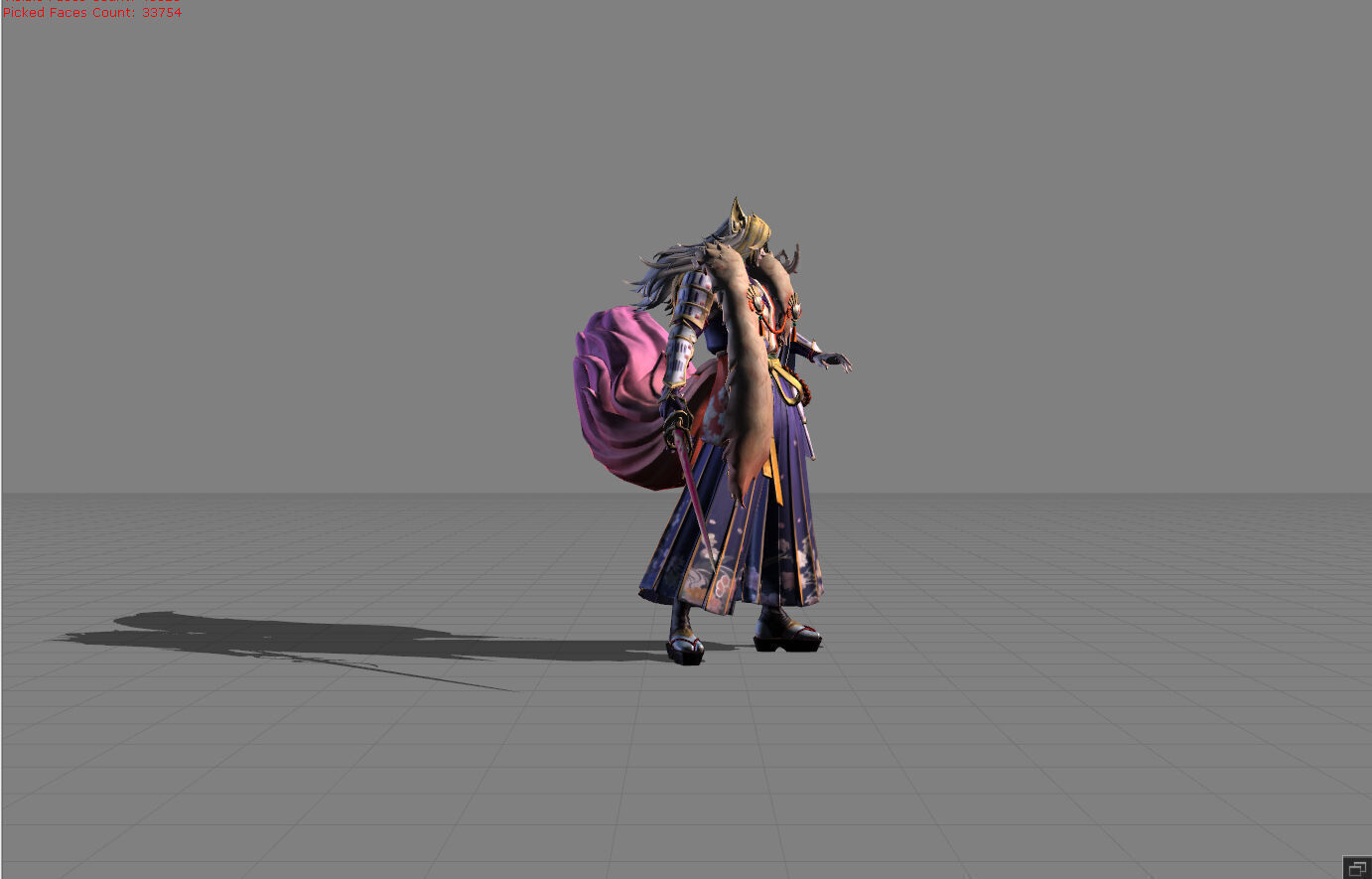 Lancelot Guardian of the Shrine Low-poly 3D model