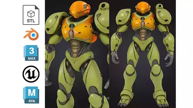 Sci fi Robot Android