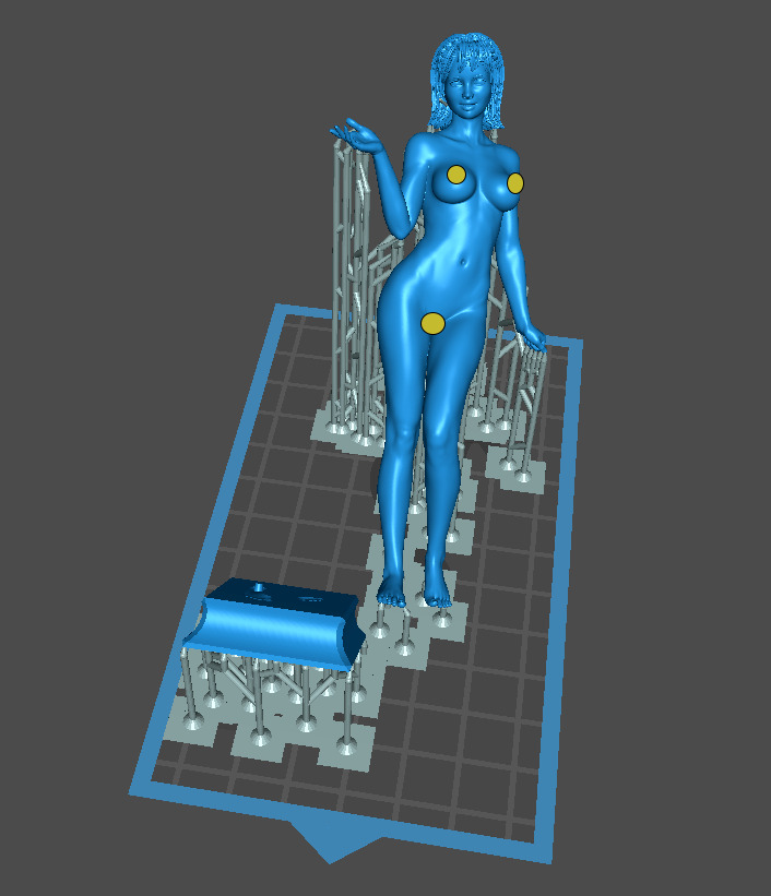 Naked Girl 3D print model_4