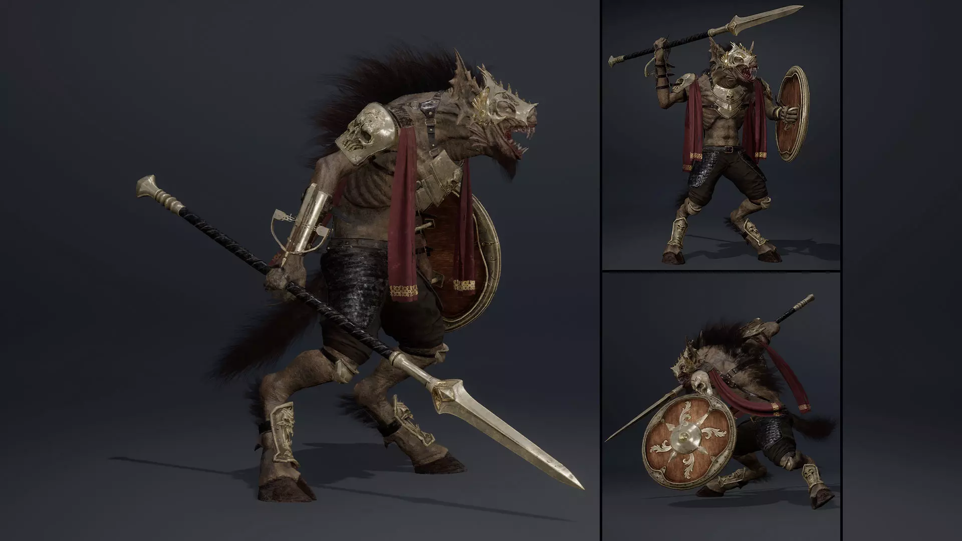 Ember Spearman Arm2 Low-poly 3D model