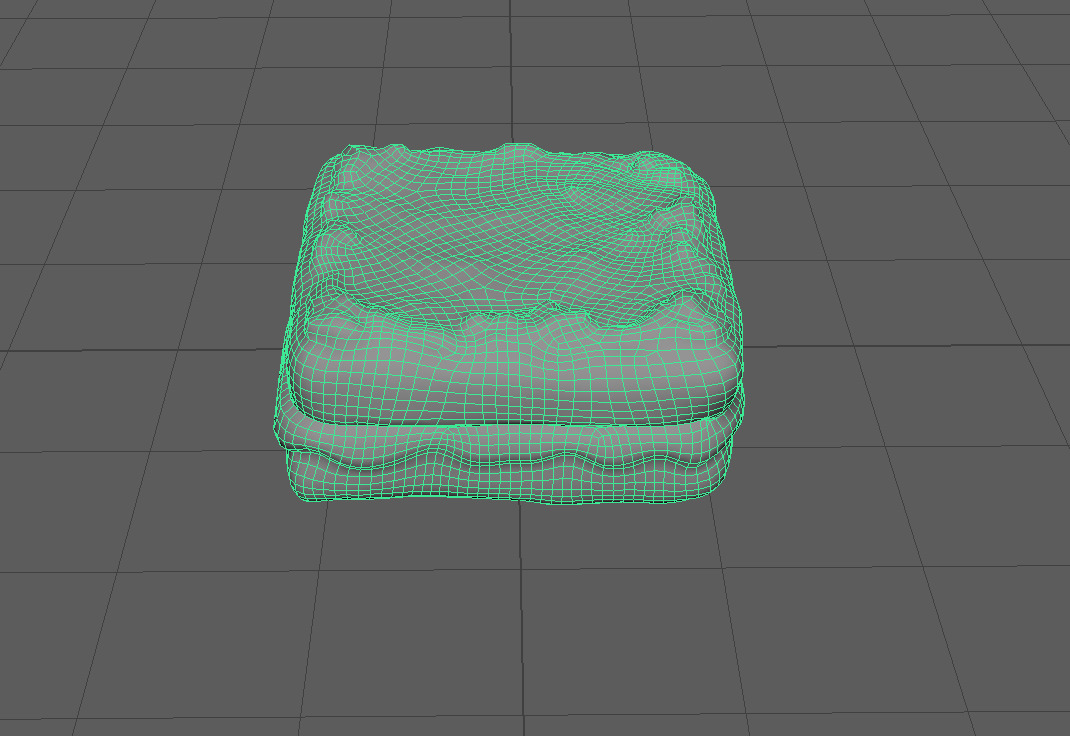 Grilled Cheese Toast Low-poly 3D model_4