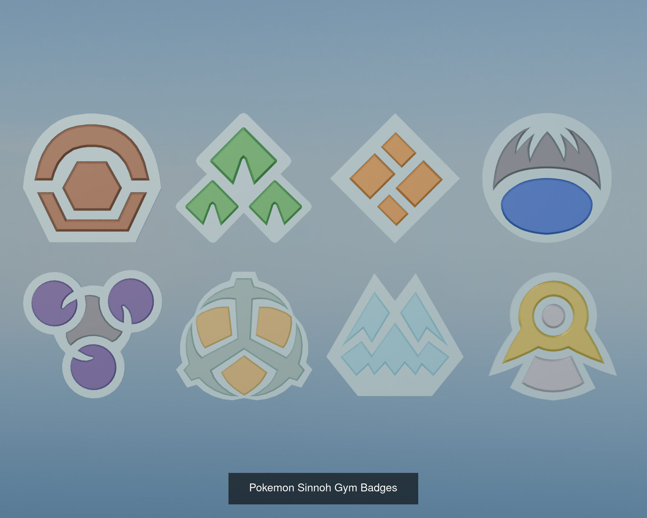 Pokemon Gym Badges Collection _4