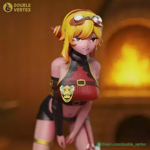 Kaela Kovalskia - Hololive ID VTuber Figure for 3D Printing 3D print model