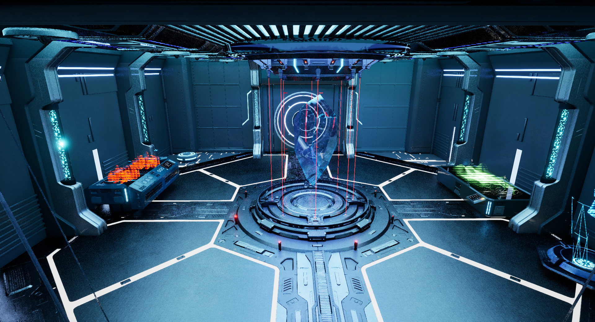 UE5 Modular Sci-Fi Space 3D model_13