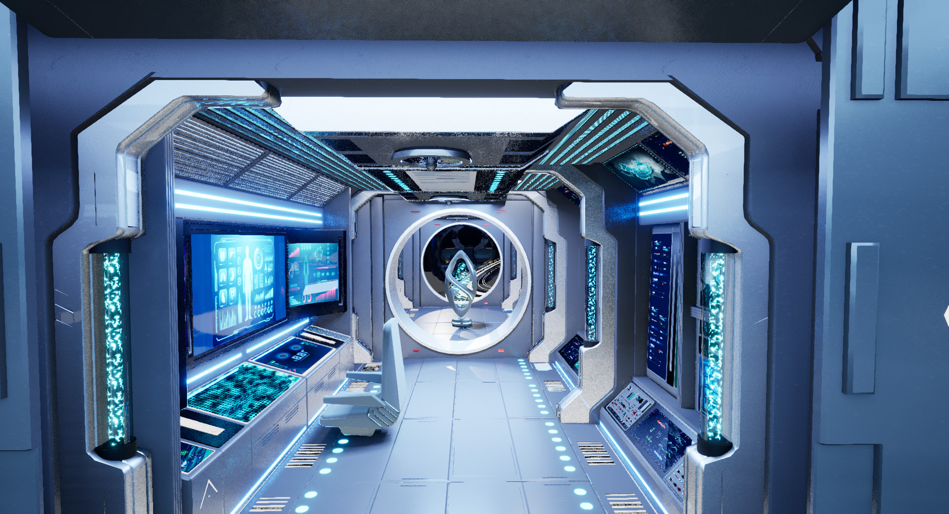 UE5 Modular Sci-Fi Space 3D model_16