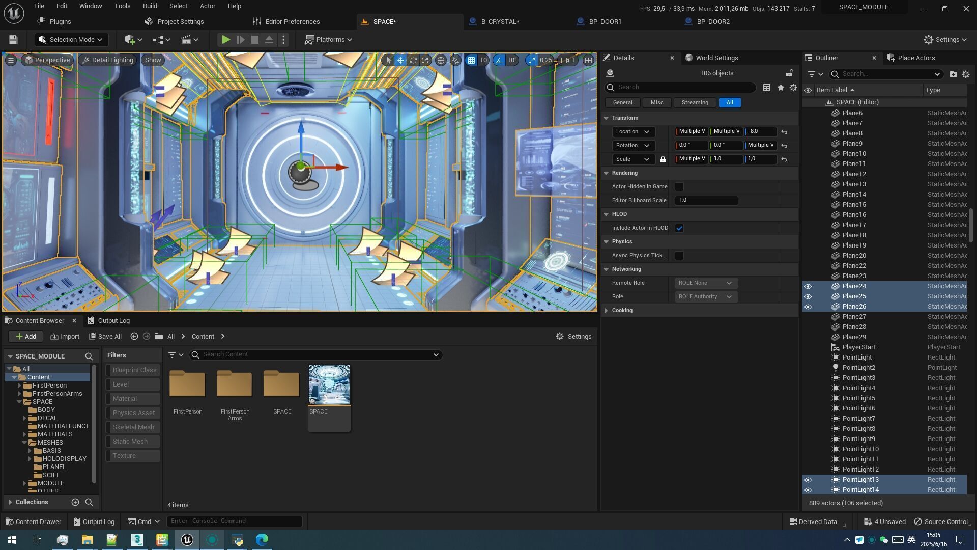 UE5 Modular Sci-Fi Space 3D model_26