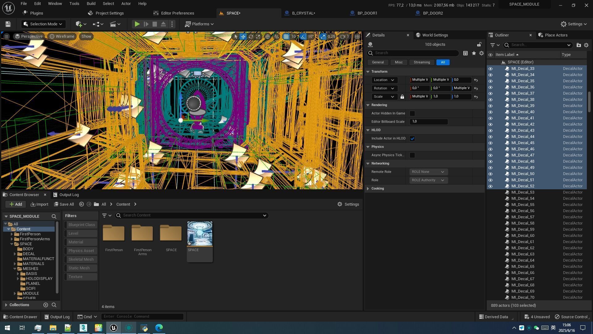 UE5 Modular Sci-Fi Space 3D model_28
