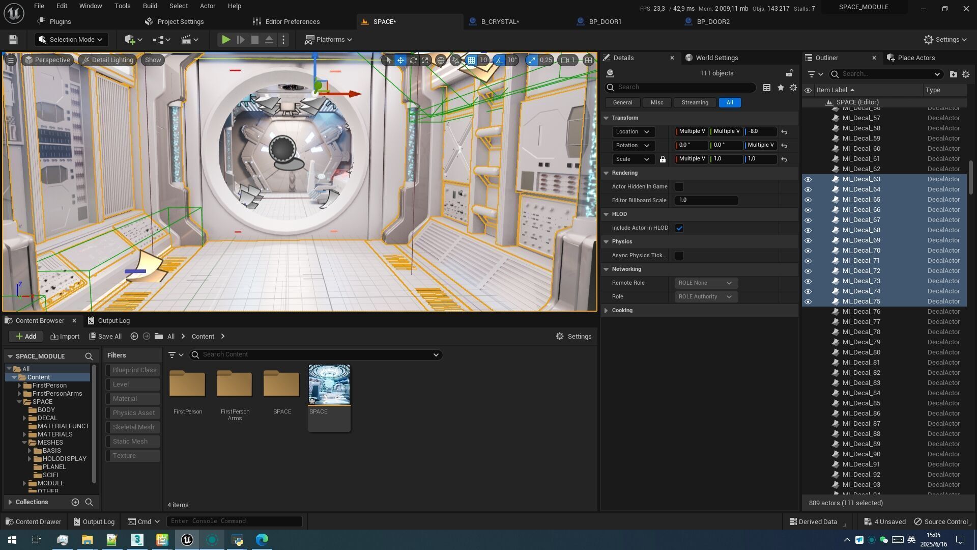 UE5 Modular Sci-Fi Space 3D model_27