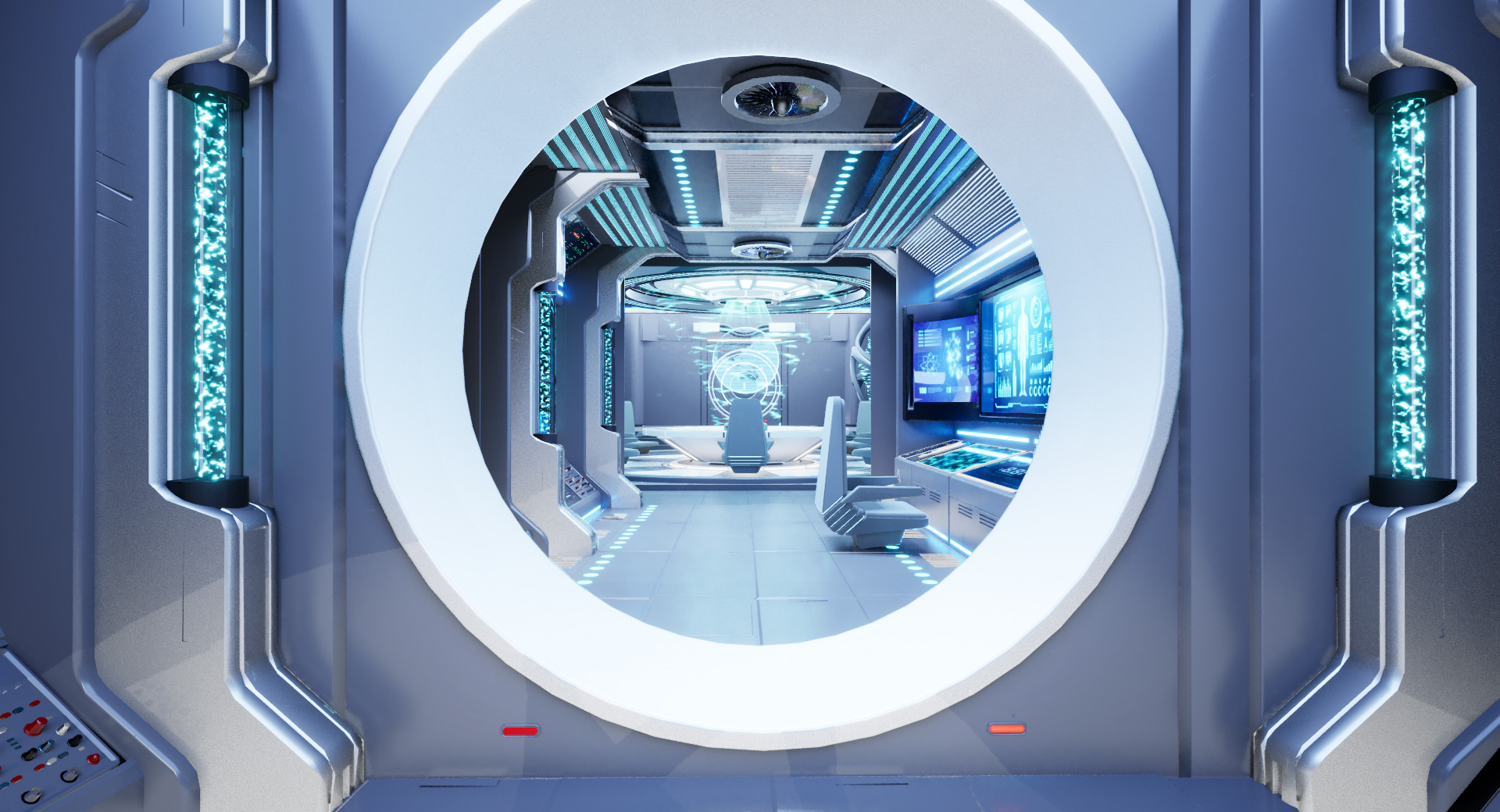 UE5 Modular Sci-Fi Space 3D model_15