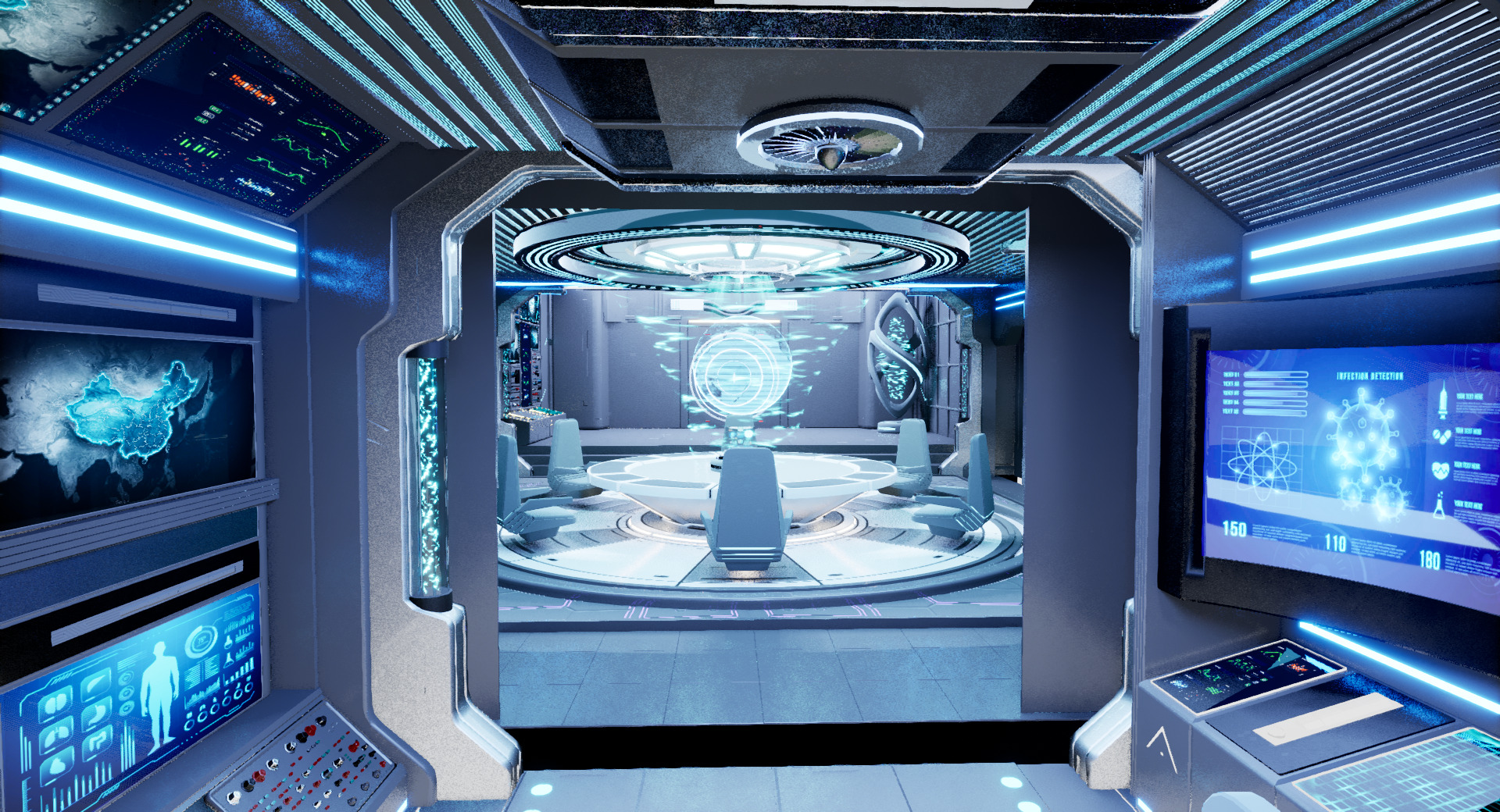 UE5 Modular Sci-Fi Space 3D model_19
