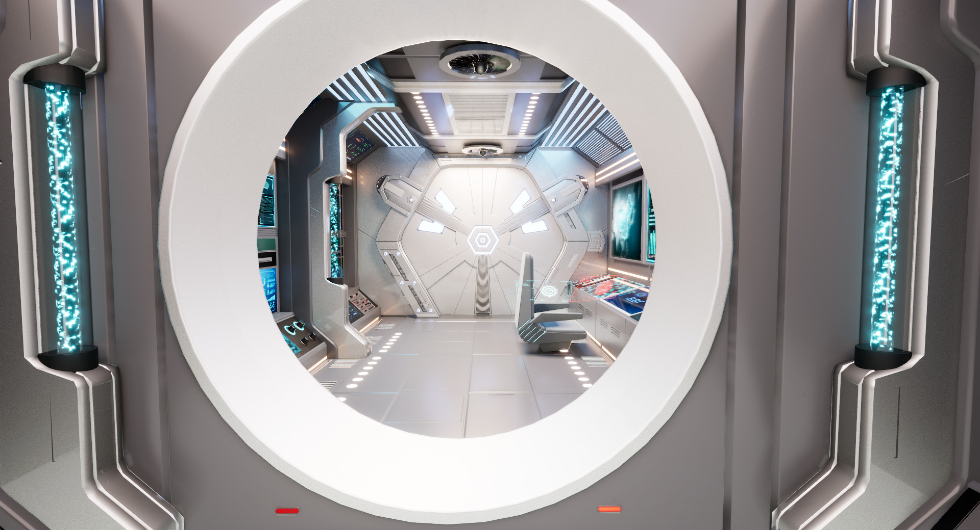 UE5 Modular Sci-Fi Space 3D model_5