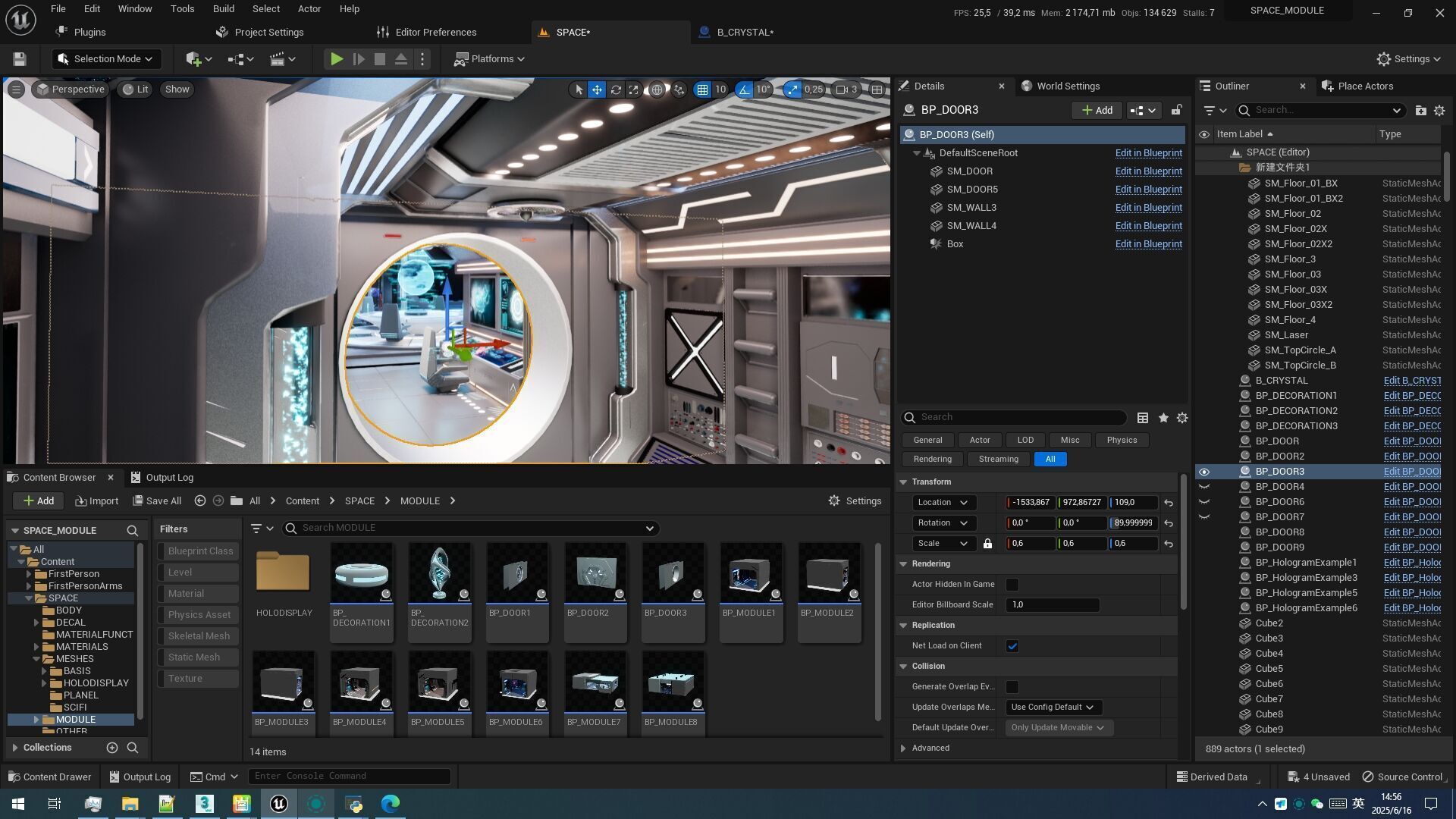 UE5 Modular Sci-Fi Space 3D model_30