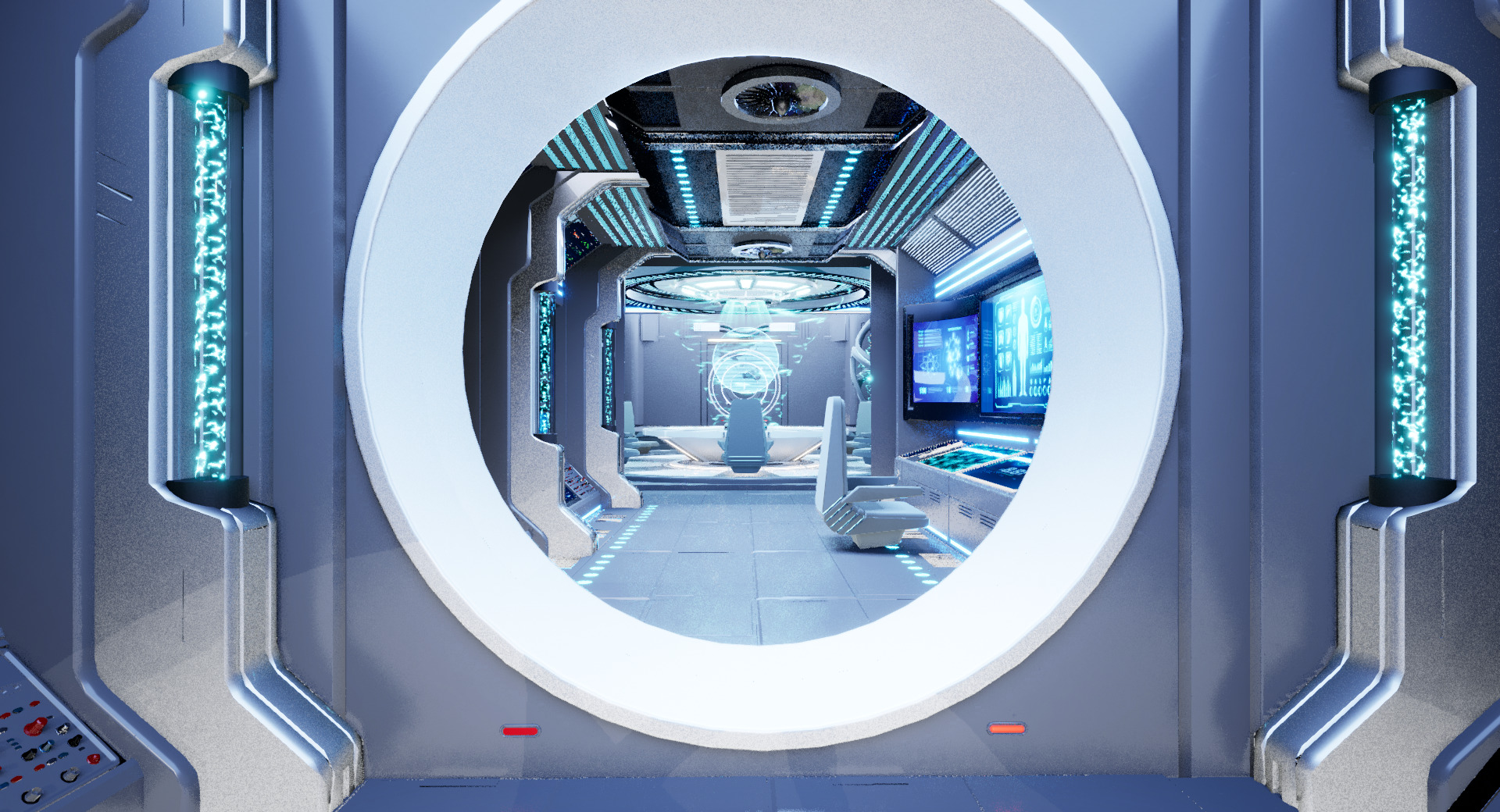 UE5 Modular Sci-Fi Space 3D model_14