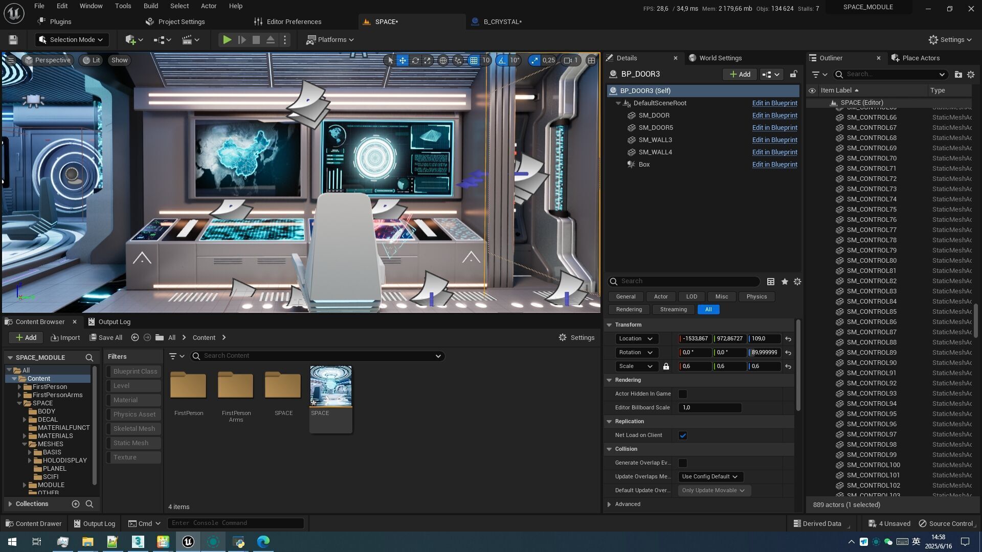 UE5 Modular Sci-Fi Space 3D model_25