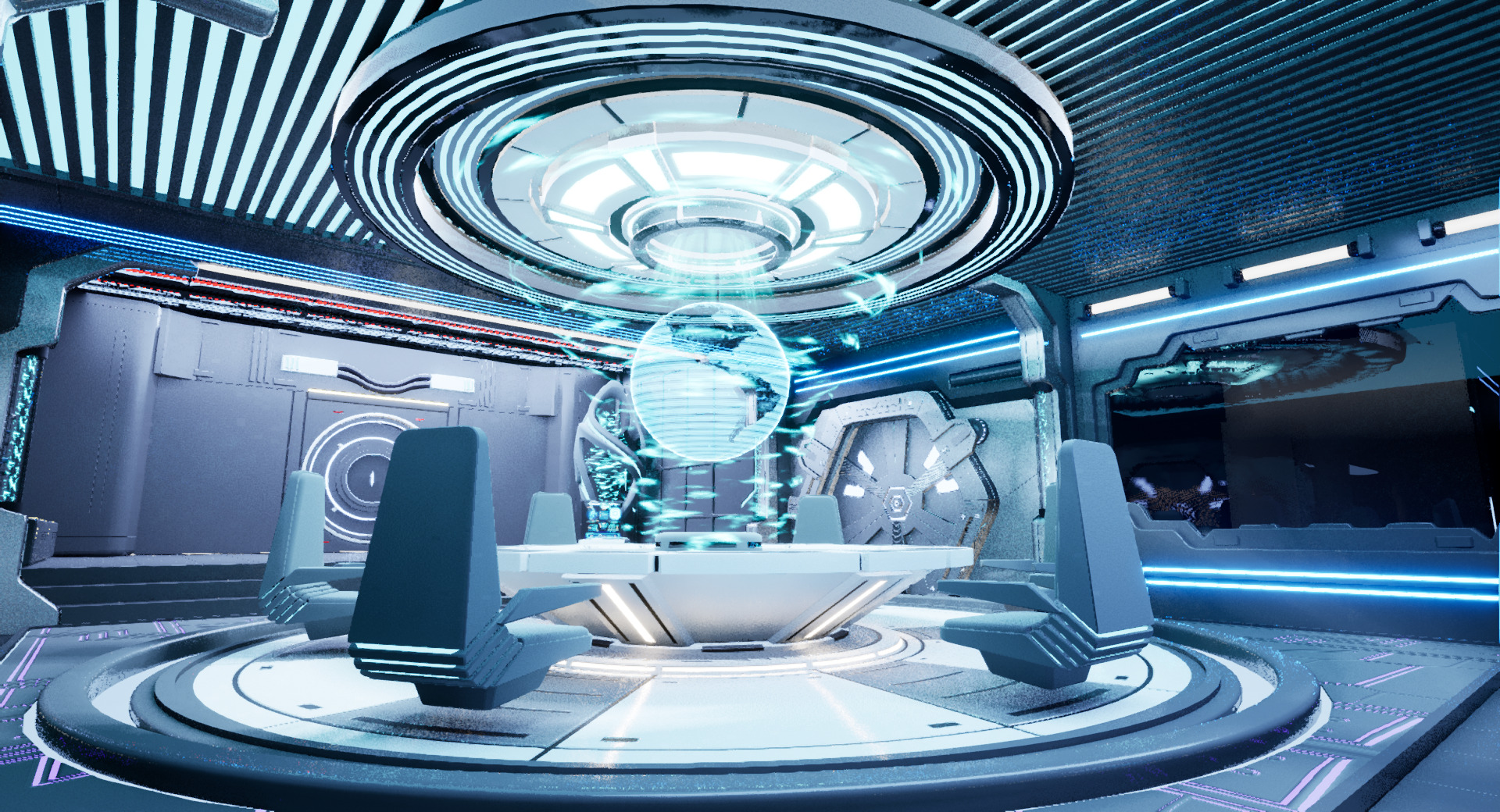 UE5 Modular Sci-Fi Space 3D model_4