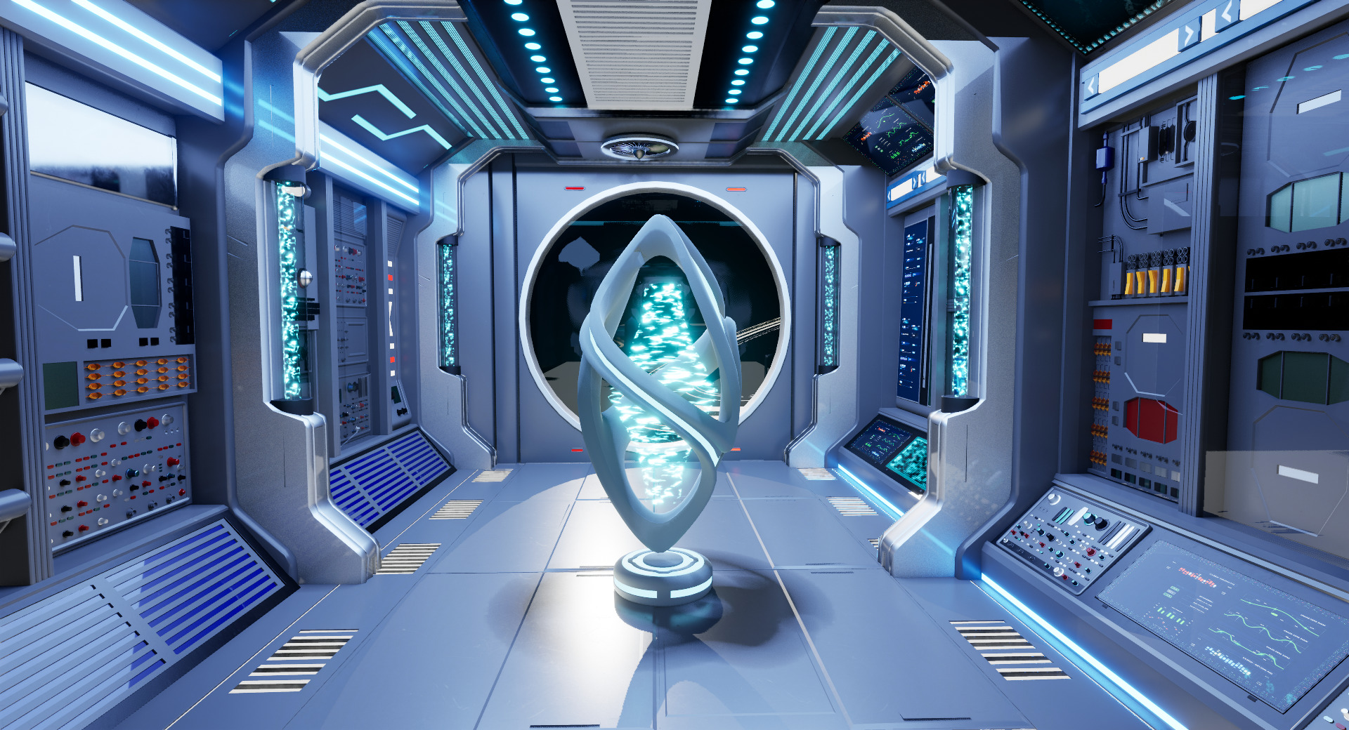 UE5 Modular Sci-Fi Space 3D model_21