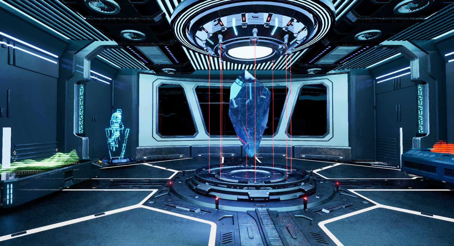 UE5 Modular Sci-Fi Space 3D model_8