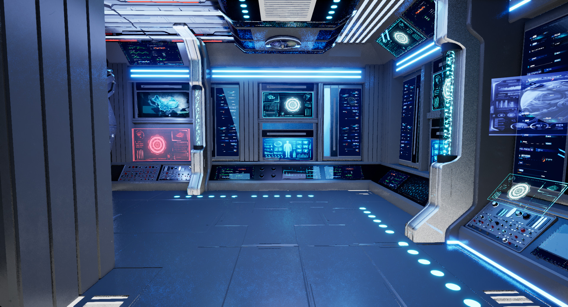 UE5 Modular Sci-Fi Space 3D model_18