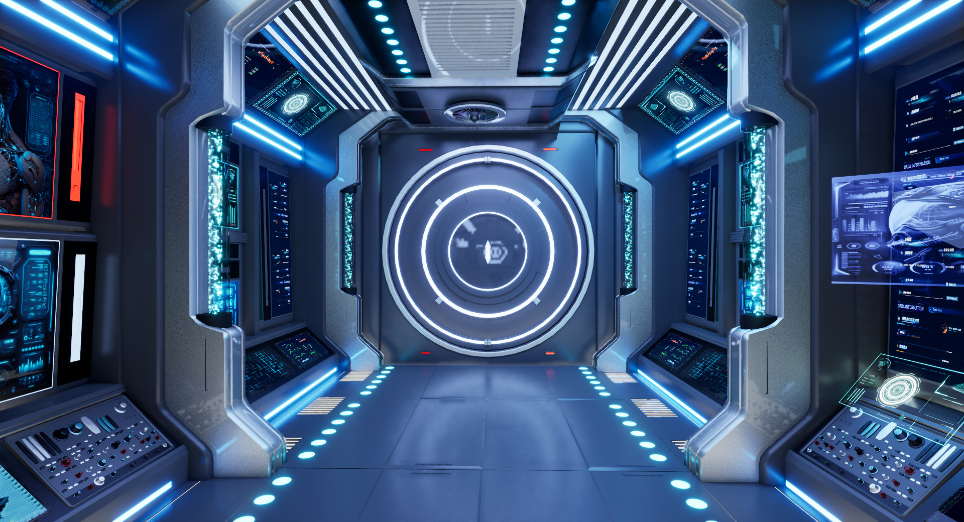 UE5 Modular Sci-Fi Space 3D model_11