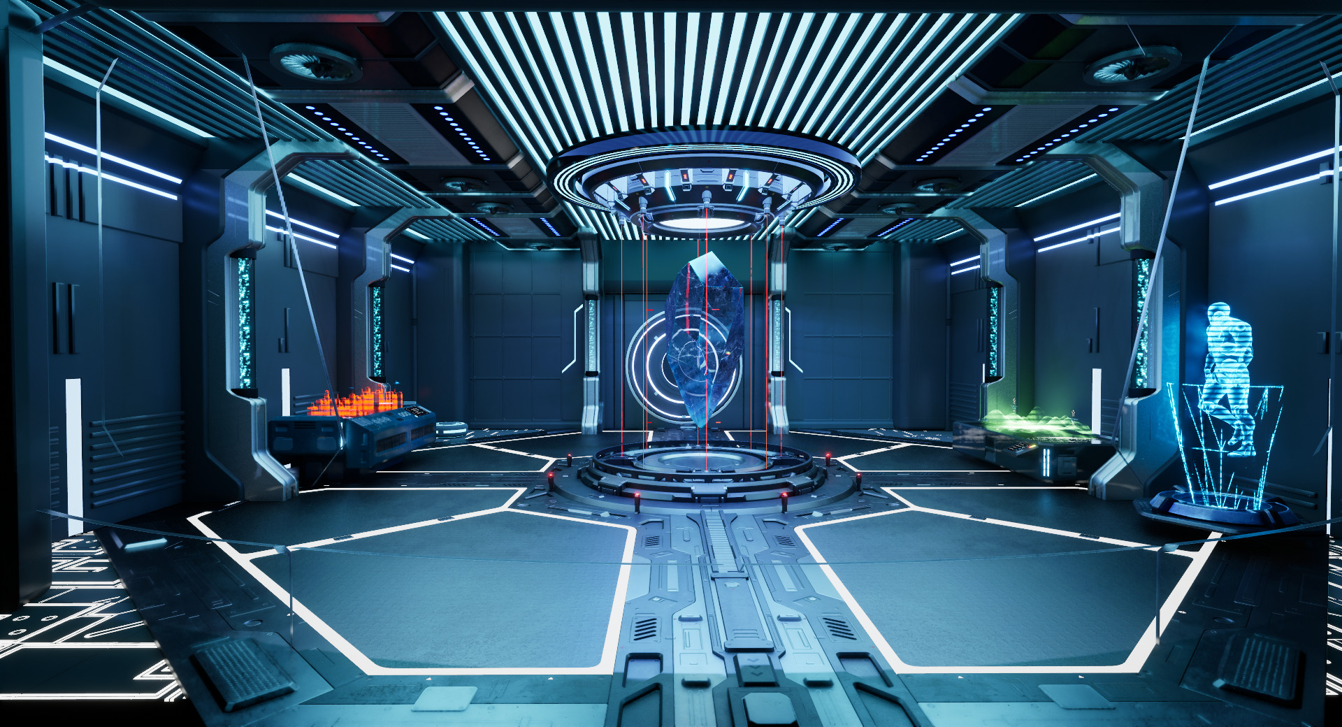 UE5 Modular Sci-Fi Space 3D model_12