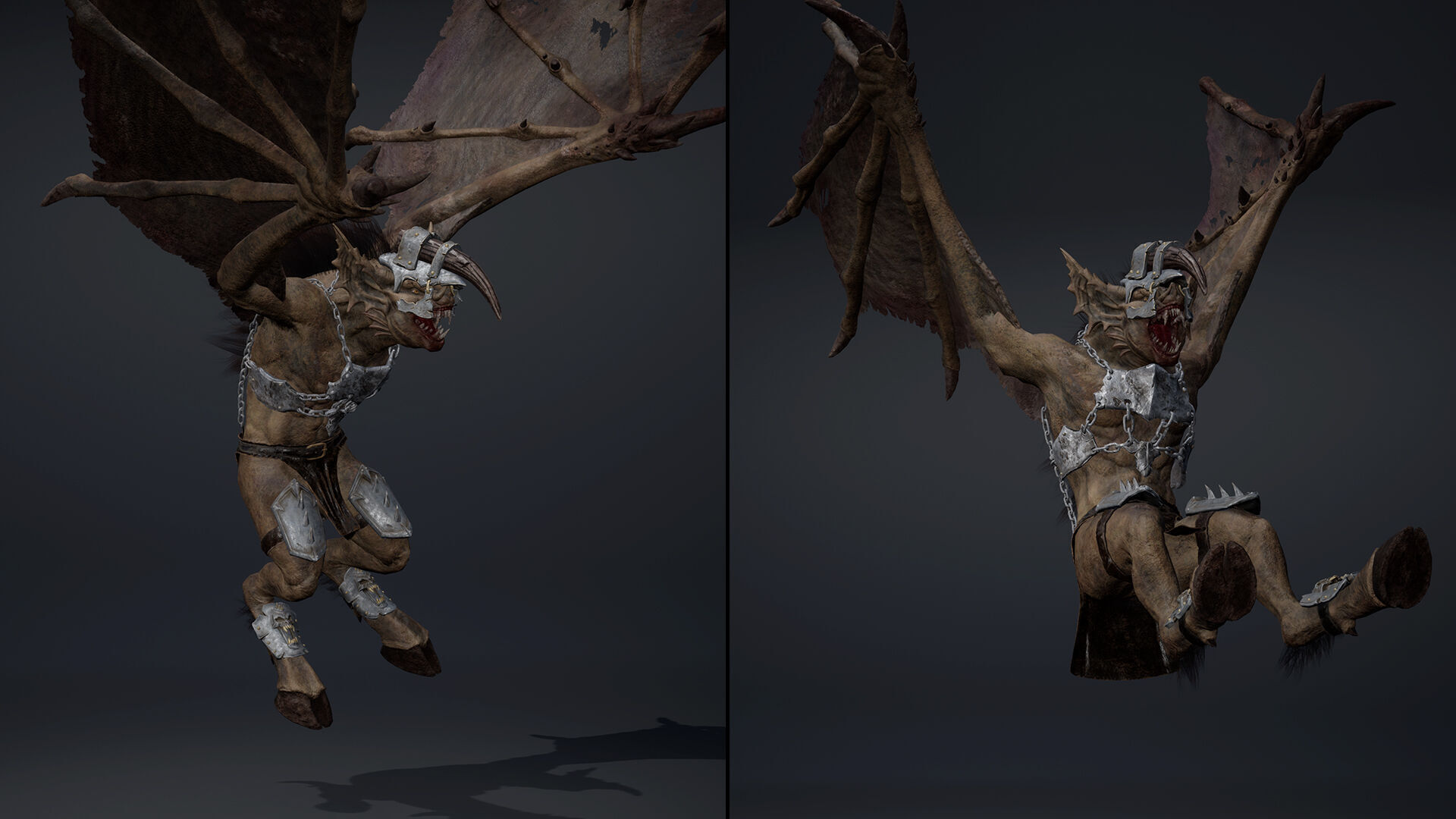 Ember Brutal Wing2 Low-poly 3D model_6