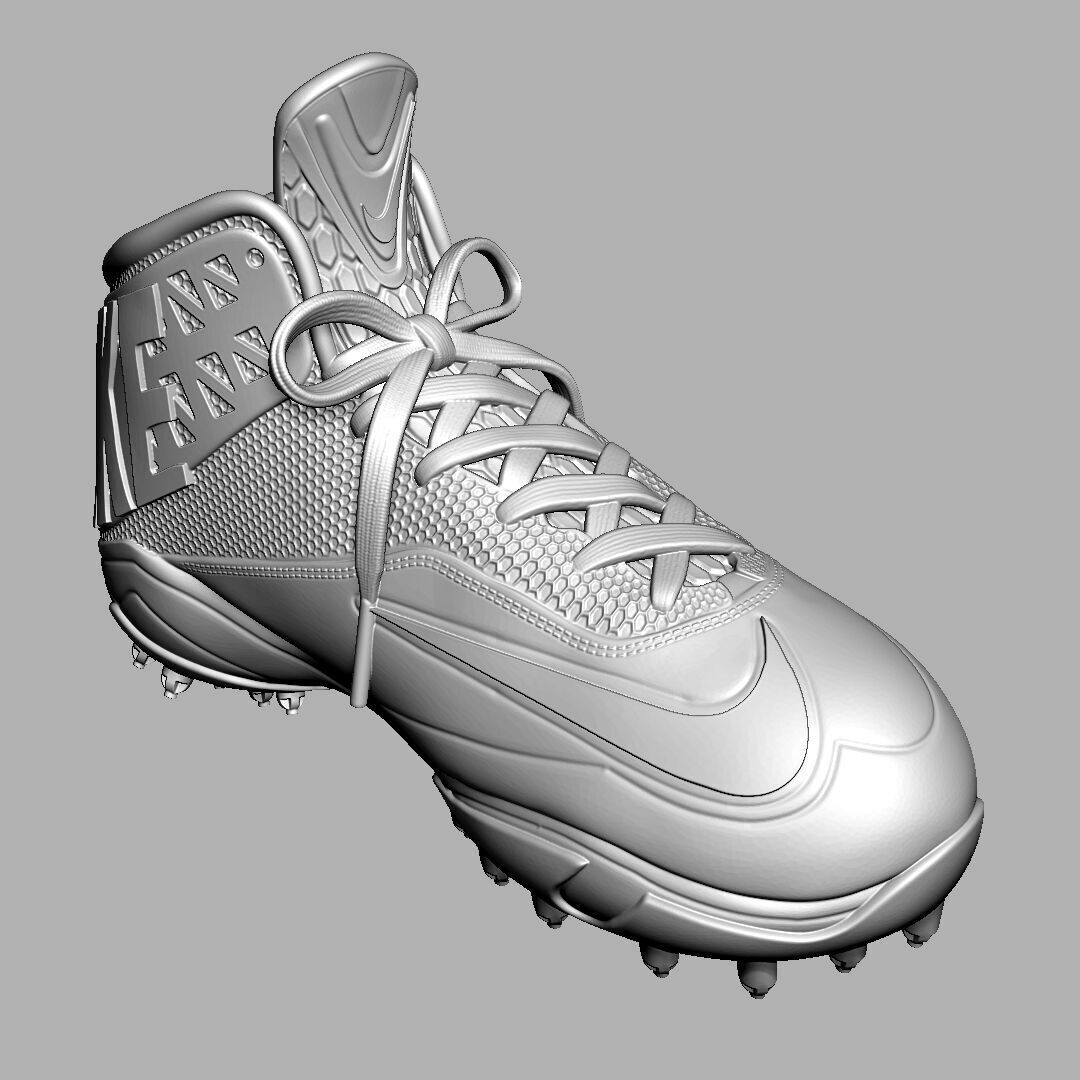 Nike Zoom Code Elite Destroyer Football Cleats  3D print model_3