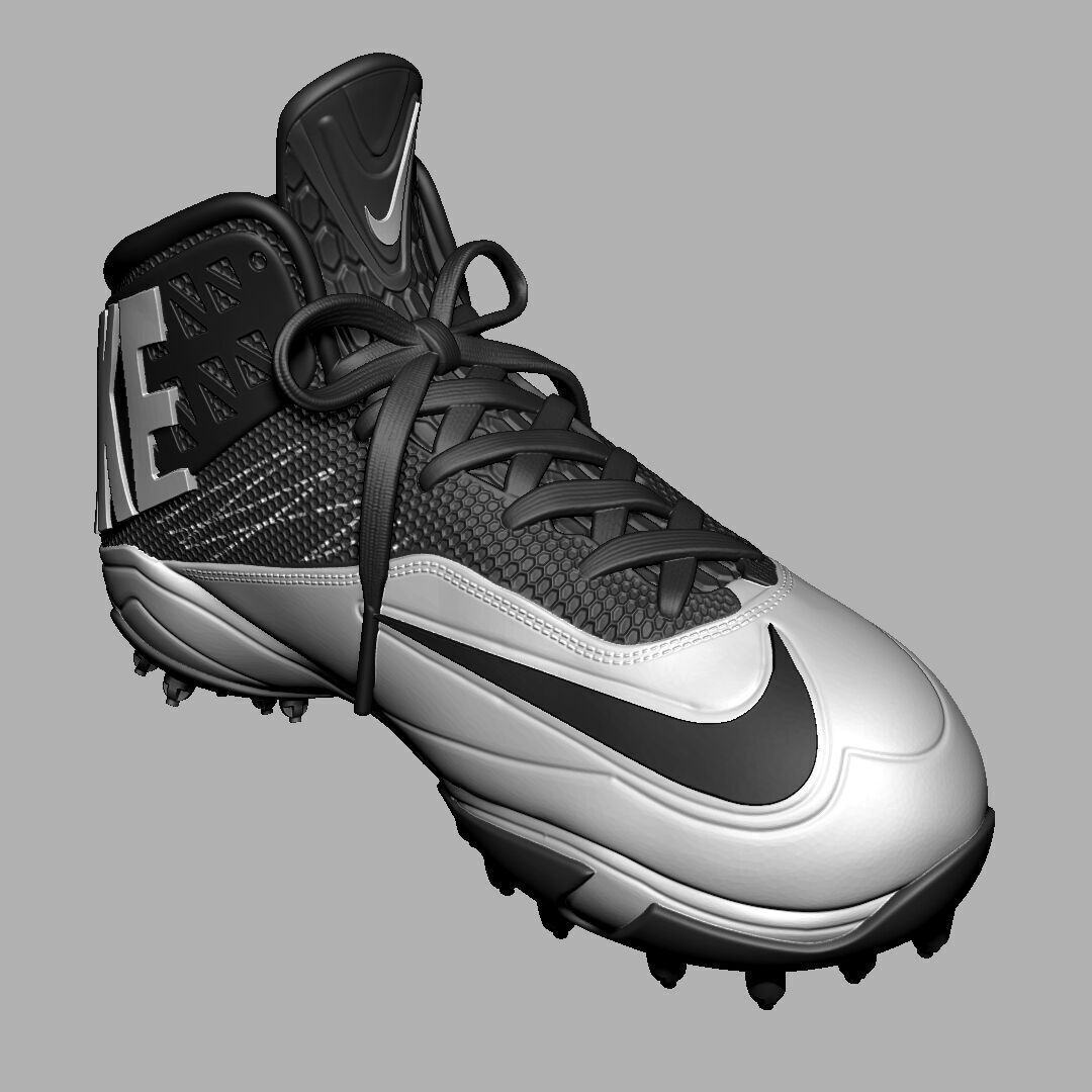 Nike Zoom Code Elite Destroyer Football Cleats  3D print model_2
