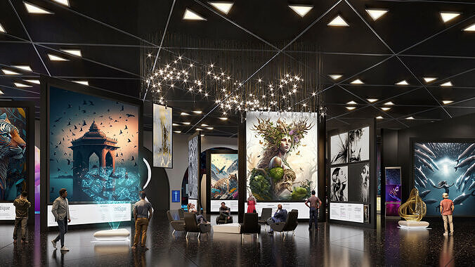 Art Gallery 3D model