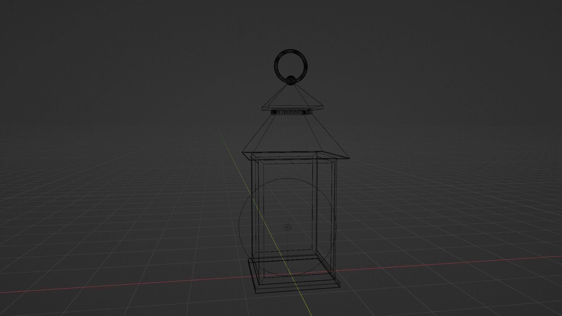 Lantern with silhouette Free low-poly 3D model_20