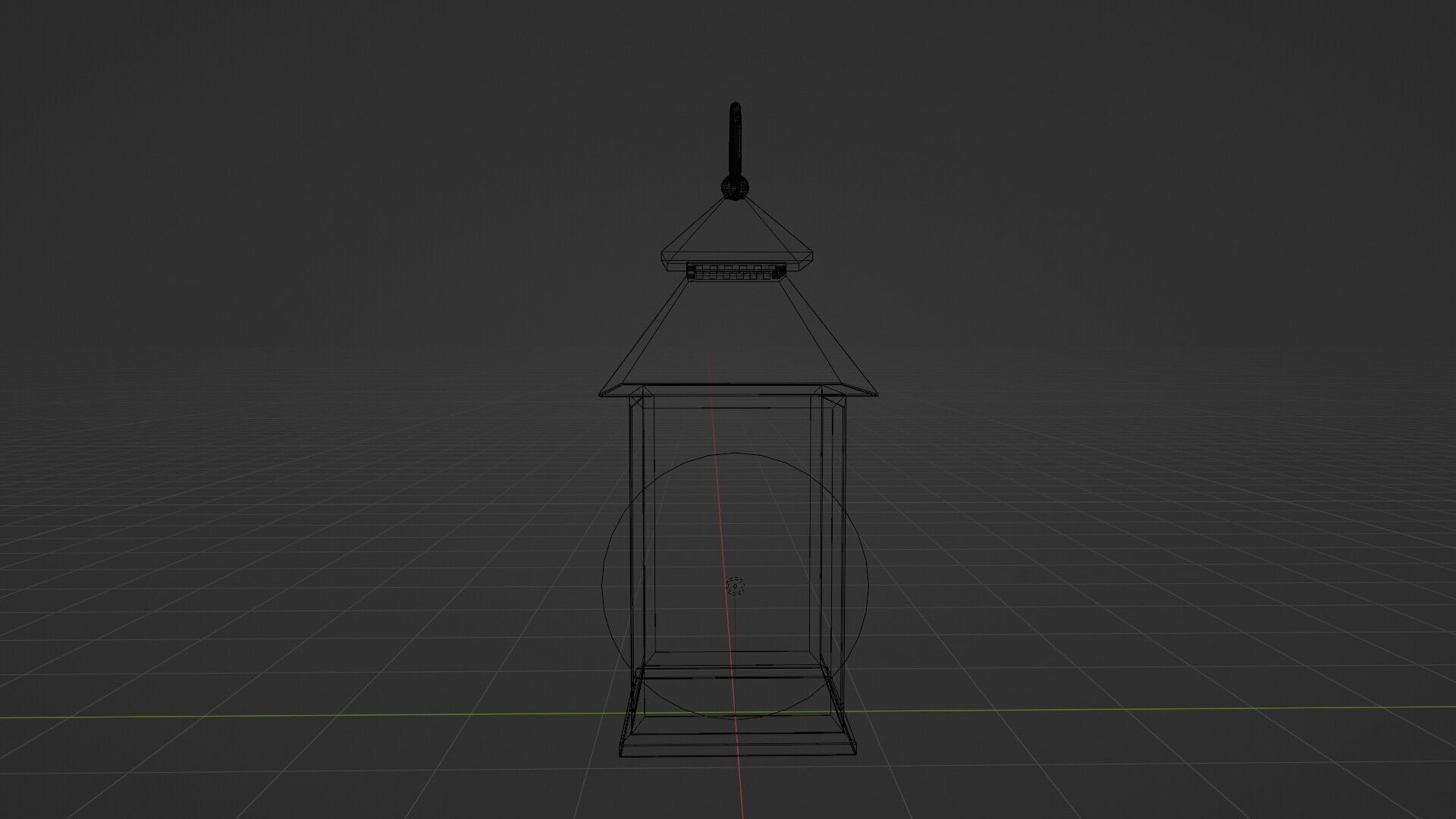 Lantern with silhouette Free low-poly 3D model_21