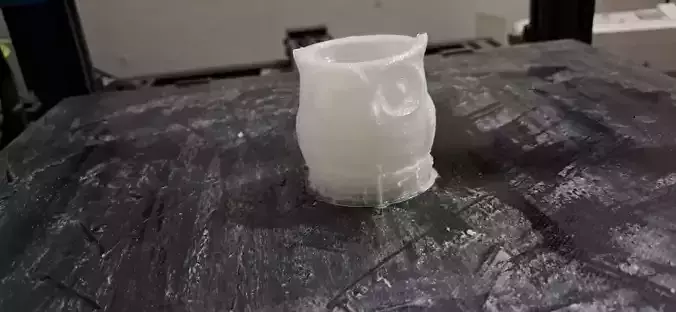 Decomorph Owl Candle Holder Artisan 3D Printed Home Accent