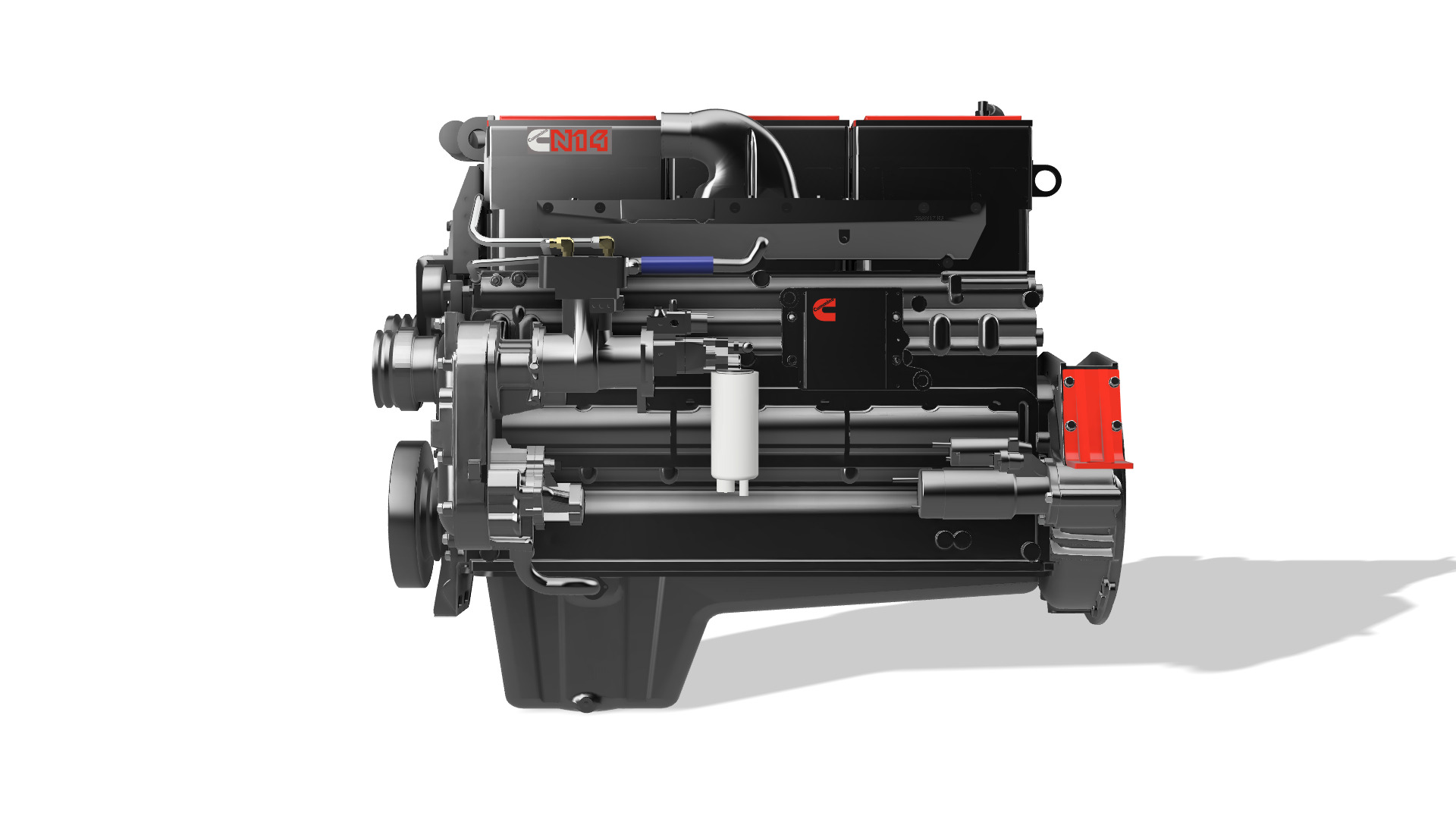 DIESEL CUMMINS ENGINE N14 OR CELET 3D print model_5
