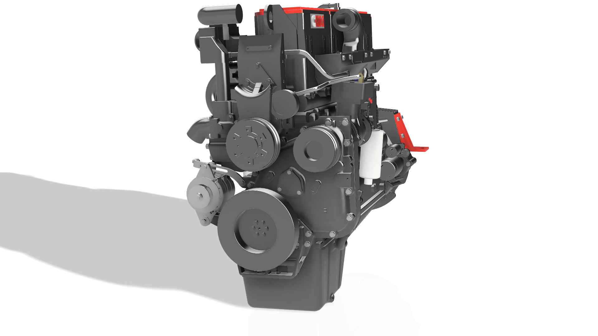 DIESEL CUMMINS ENGINE N14 OR CELET 3D print model_11