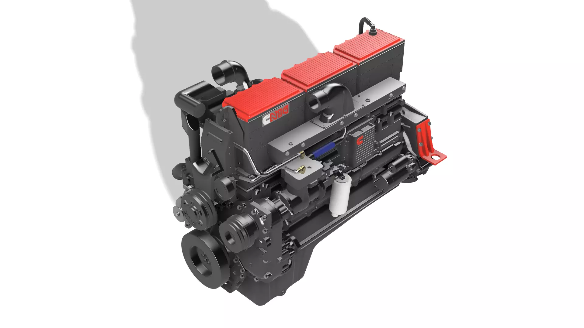 DIESEL CUMMINS ENGINE N14 OR CELET 3D print model_0