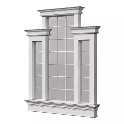 Architectural Classic Window 3D Model 11