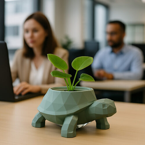 Turtle Cove Multifunctional Desk Accent and Jewelry Dish 3D print model