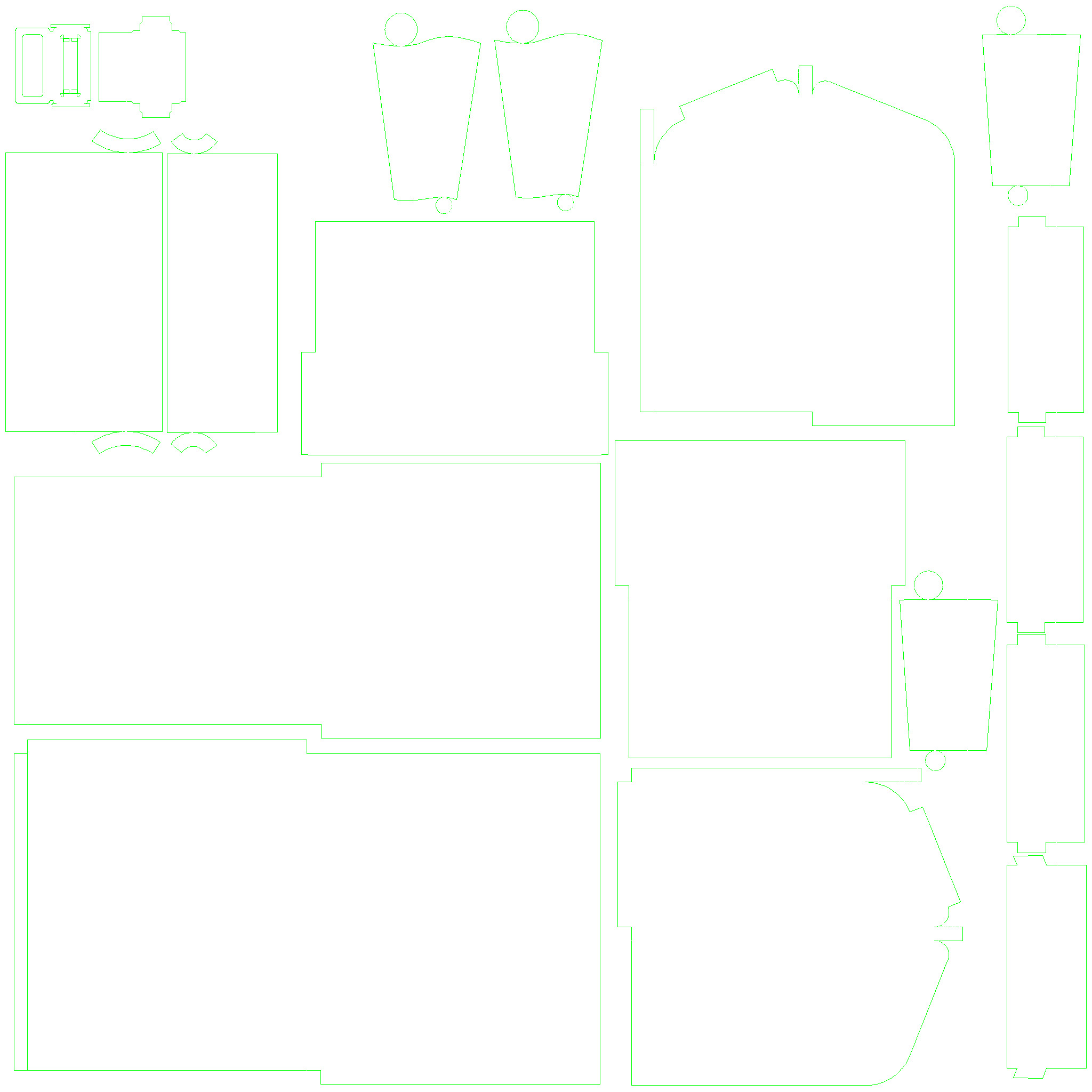 Mid-Century Modern Side Table Helsinki Low-poly 3D model_8