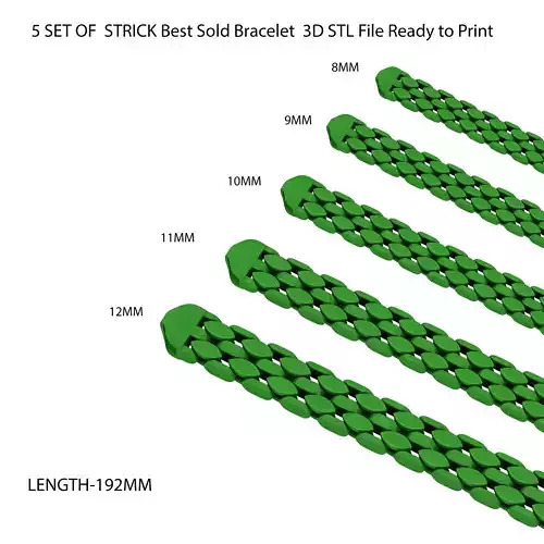 5 SET OF STRICK TYPE Best Sold Bracelet  Ready to Print 