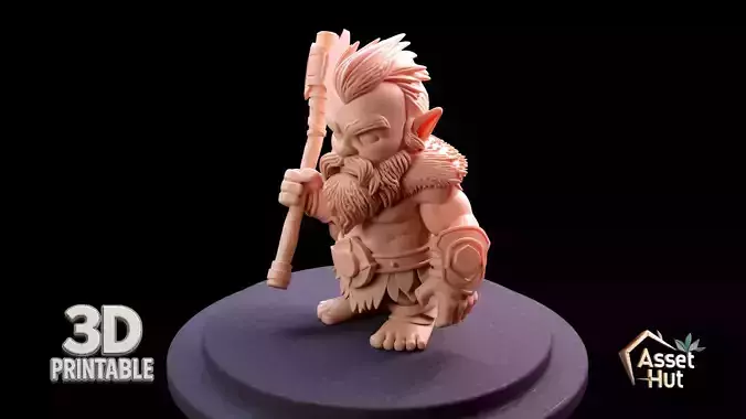 Barbarian Dwarf Warrior