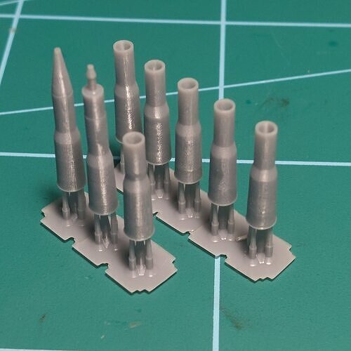 1-35 scale Russian bullets and shells caliber 115mm - resin 3D print model