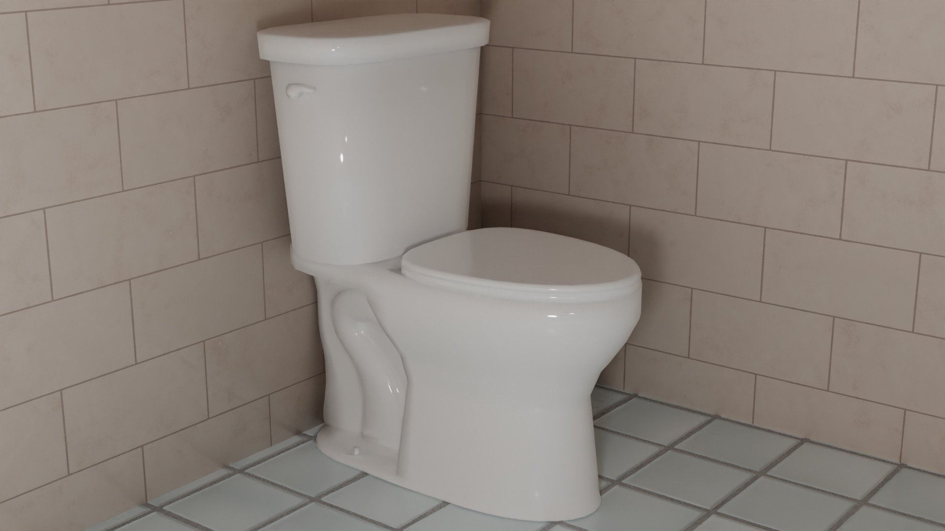 Toilet 3D model_3
