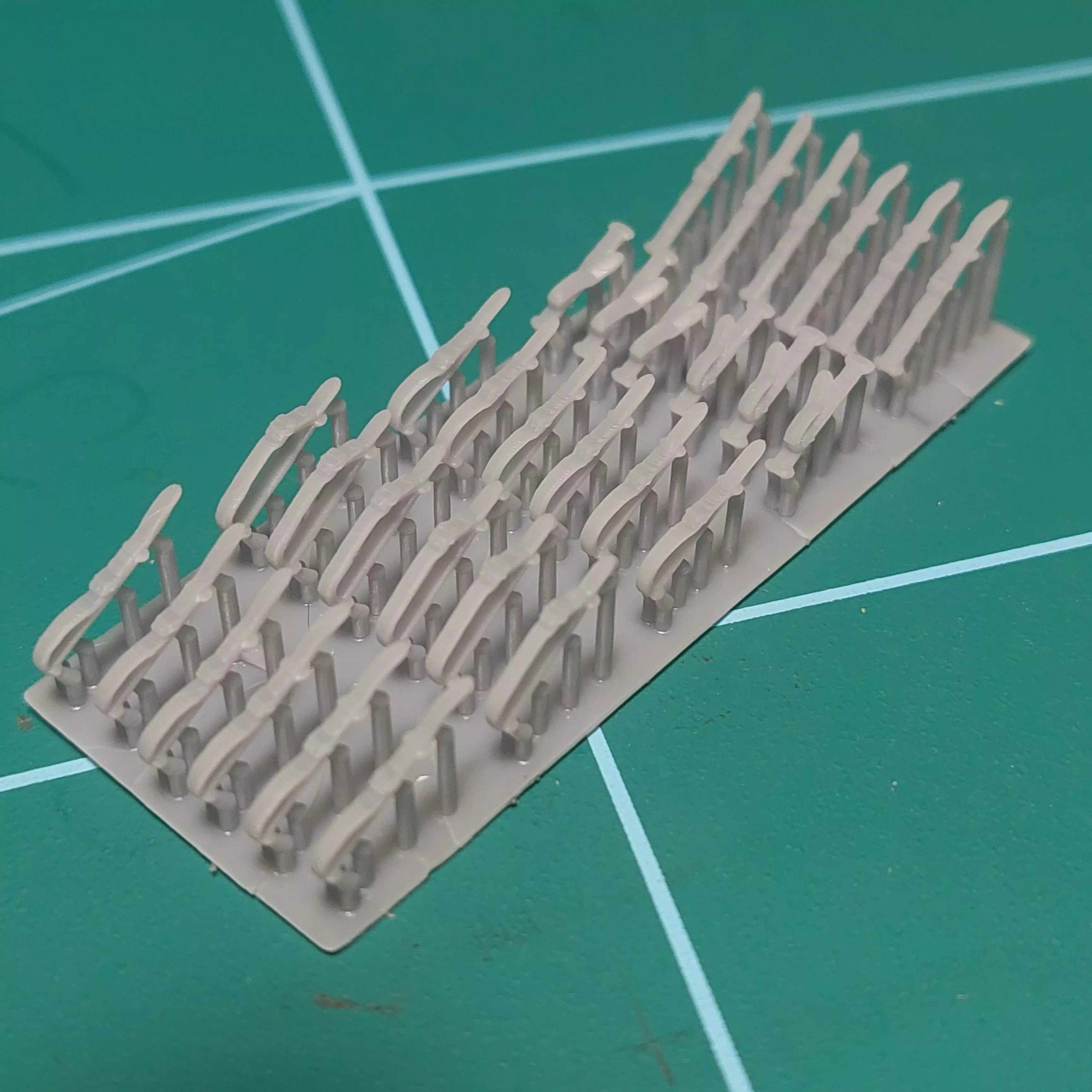1-35 scale tool holders for USA tanks - resin 3D print model_0