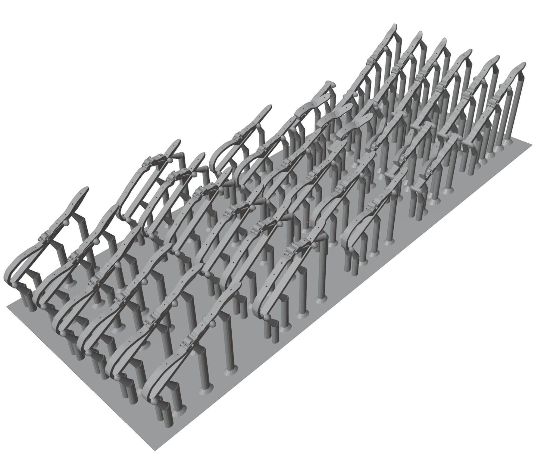 1-35 scale tool holders for USA tanks - resin 3D print model_1