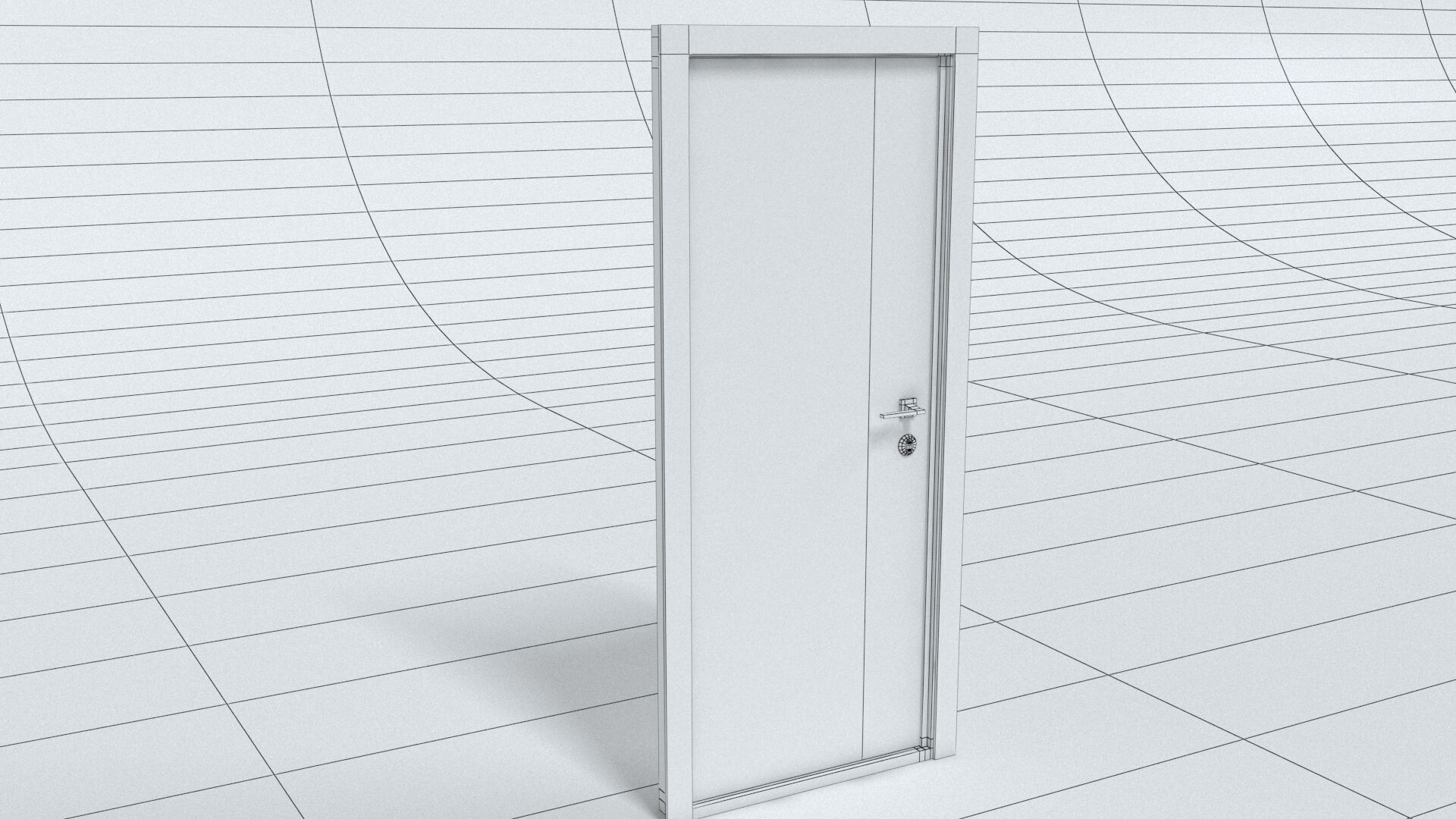 laos Front Door Low-poly 3D model_10