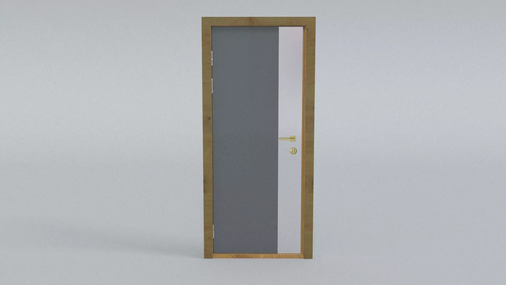 laos Front Door Low-poly 3D model_0