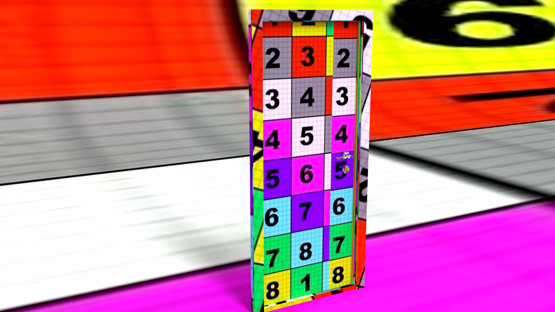 laos Front Door Low-poly 3D model_16