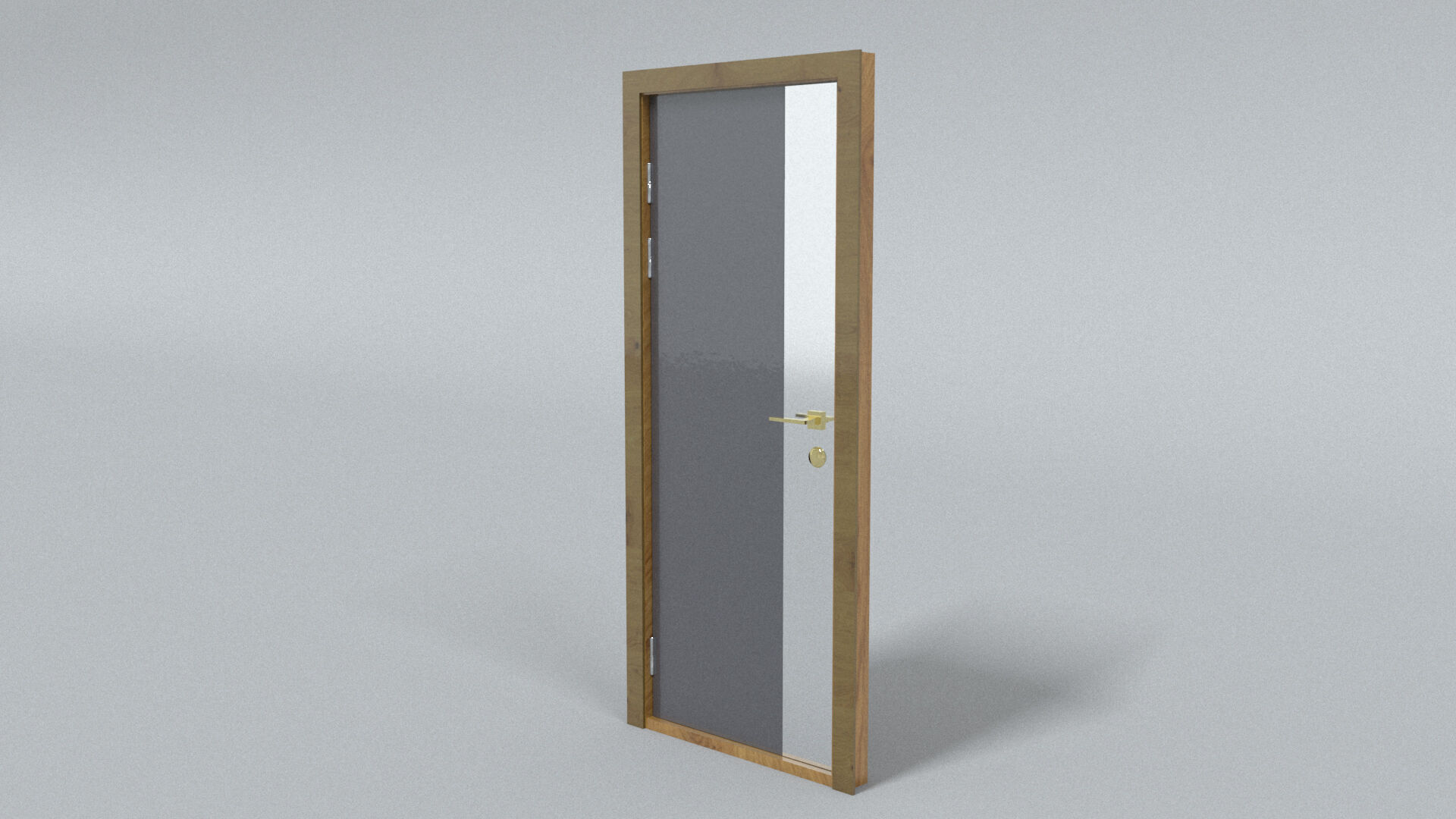 laos Front Door Low-poly 3D model_2