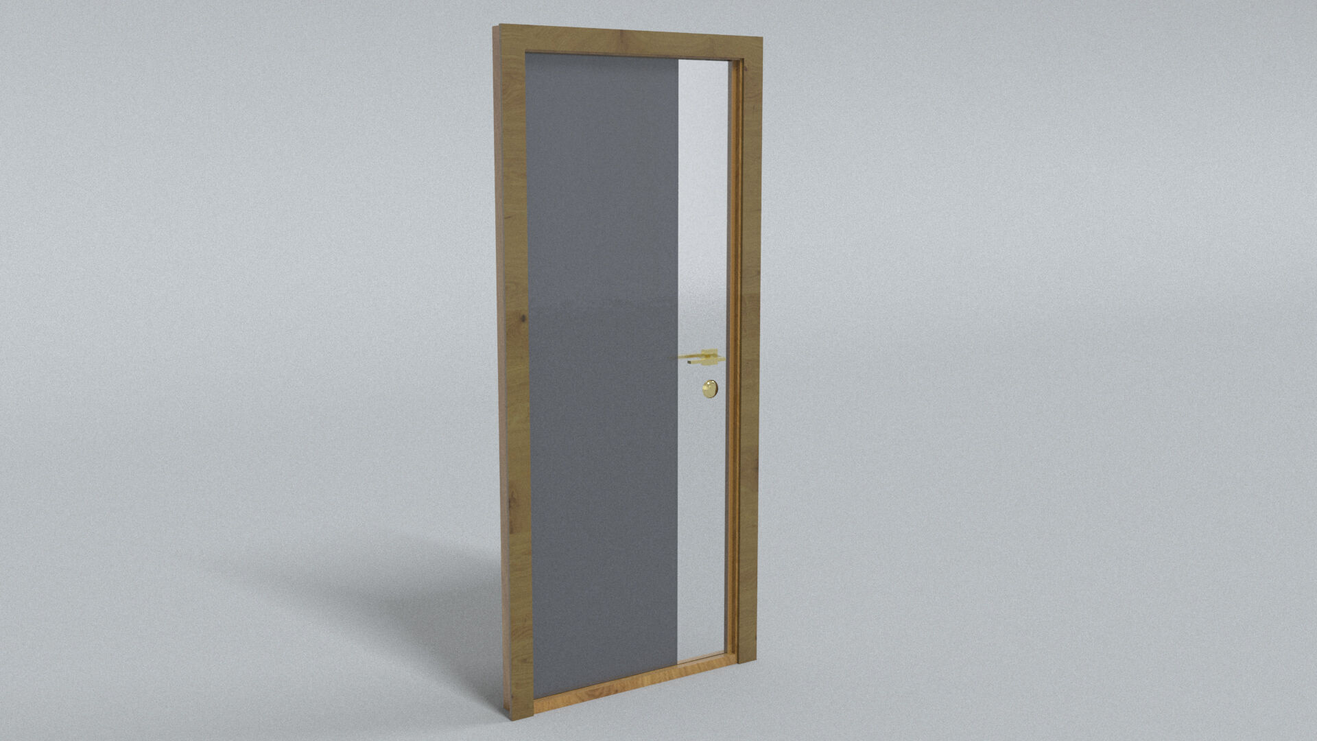 laos Front Door Low-poly 3D model_1