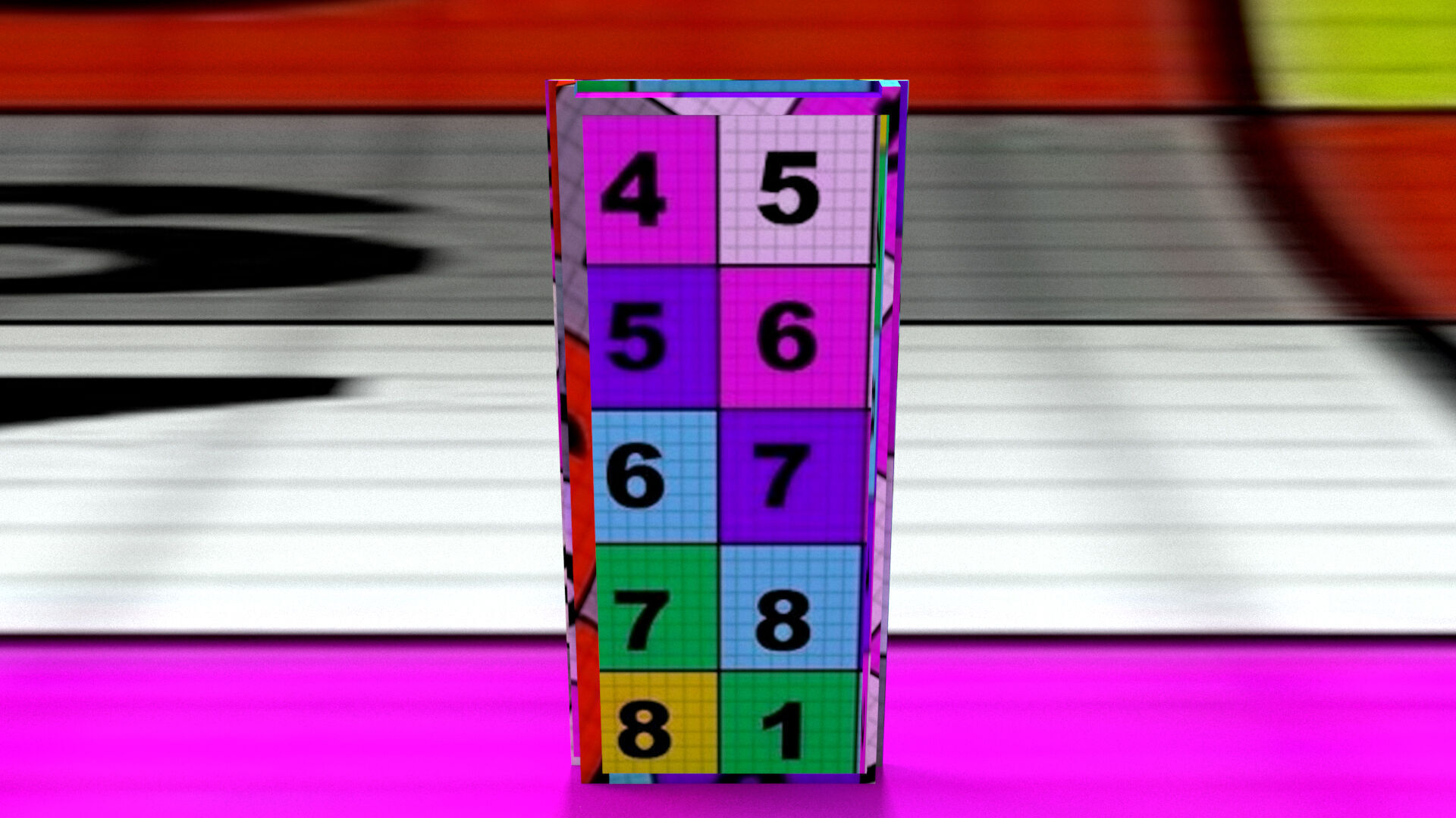 laos Front Door Low-poly 3D model_15